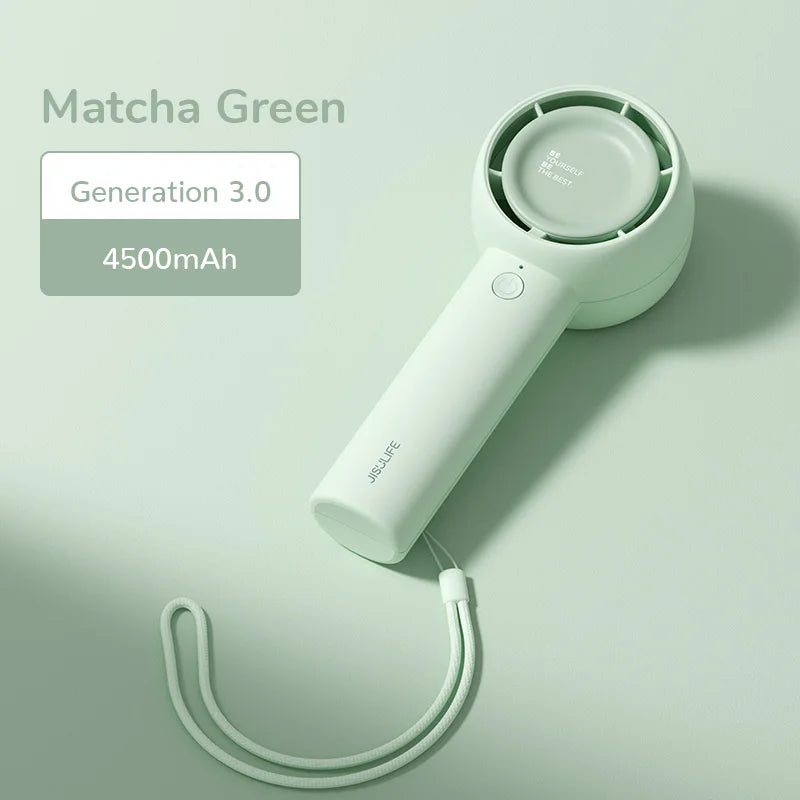 JISULIFE FA42 Mini Portable Fan – Turbo, Bladeless, 2000/4500mAh