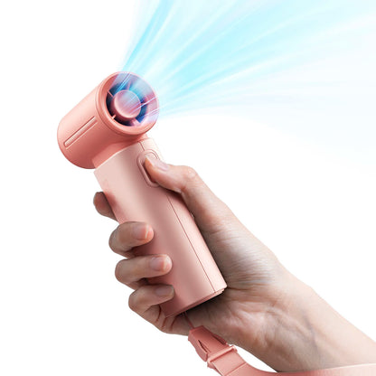 JISULIFE LIFE9 Portable Handheld Turbo Fan – 3600mAh, 5-Speed