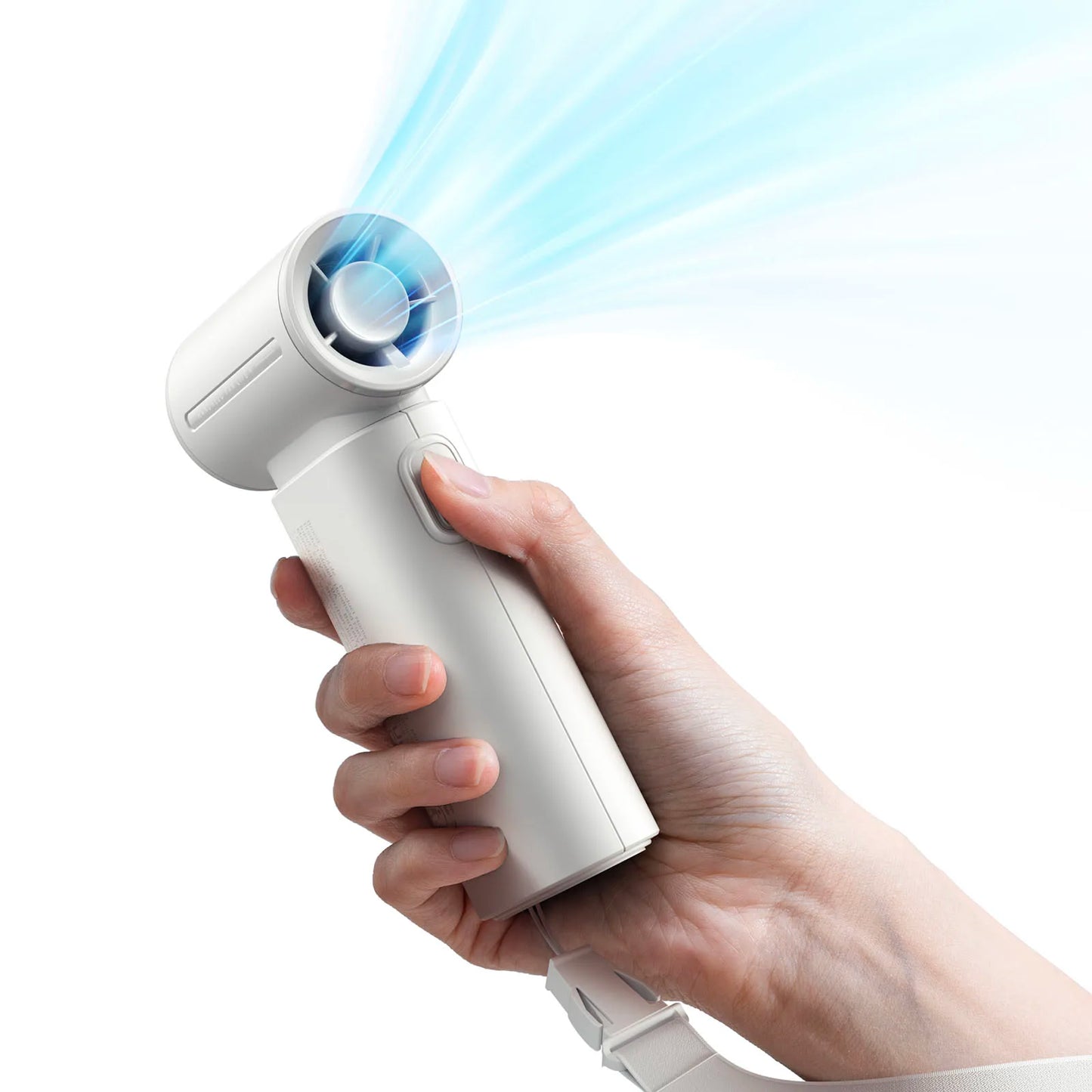 JISULIFE LIFE9 Portable Handheld Turbo Fan – 3600mAh, 5-Speed