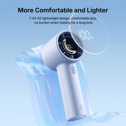 JISULIFE LIFE10s Portable Mini Fan – 5000mAh, 5-Speed, Long-Lasting