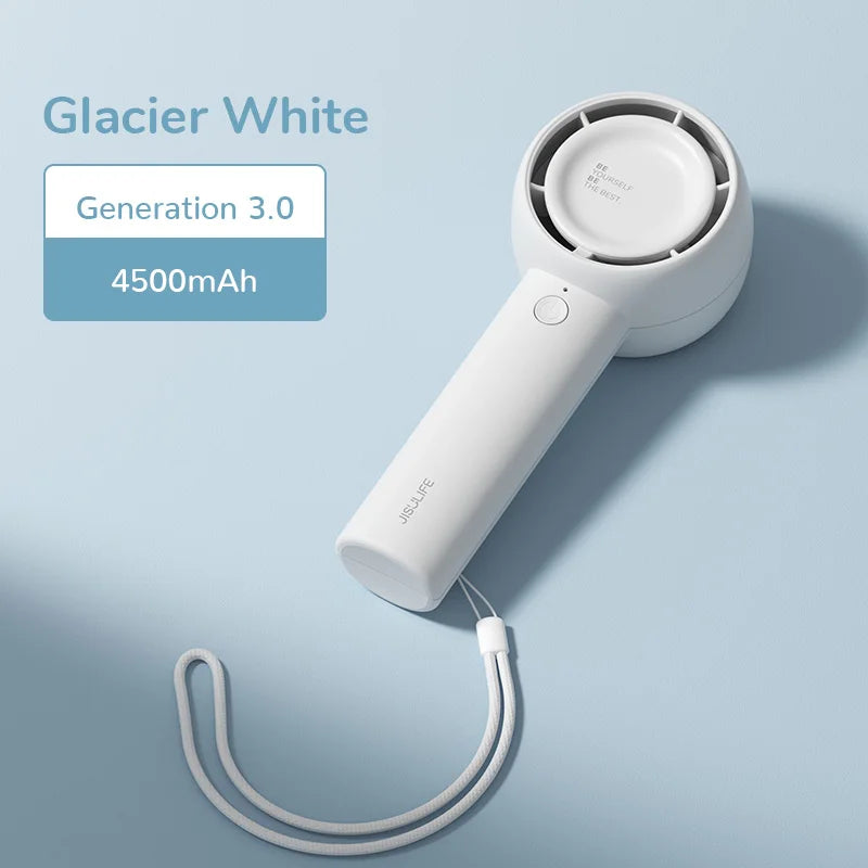 JISULIFE FA42 Mini Portable Fan – Turbo, Bladeless, 2000/4500mAh