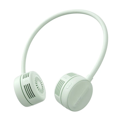 Přenosný krční ventilátor JISULIFE FA25 s USB – nastavitelný o 360°, bez lopatek, 4 rychlosti