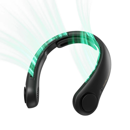 JISULIFE FA14X Portable Neck Fan – 5000mAh, 5-Speed, Upgraded Neck Support